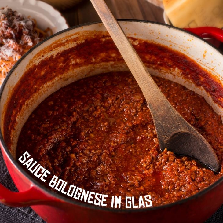 Bolognese im Glas